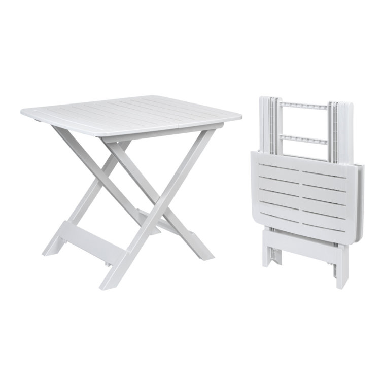 Folding plastic deals garden table